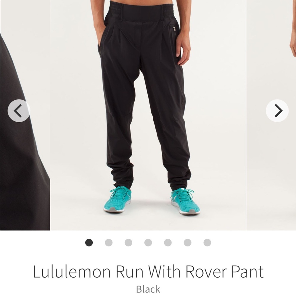 ISO!!! Lululemon run with rover pants!! Looking for size 8 or 10!!